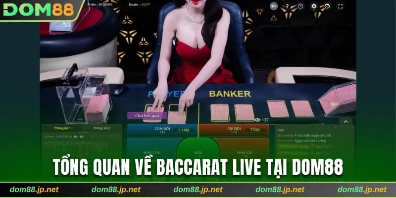 Tổng quan về baccarat live tại Dom88